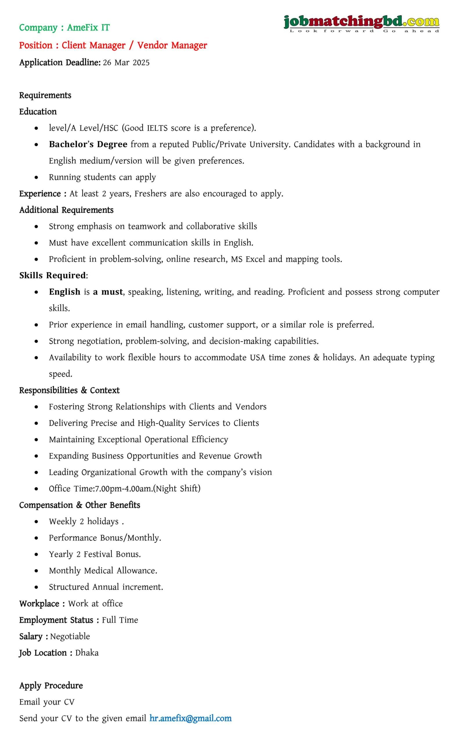 HR Manager Jobs