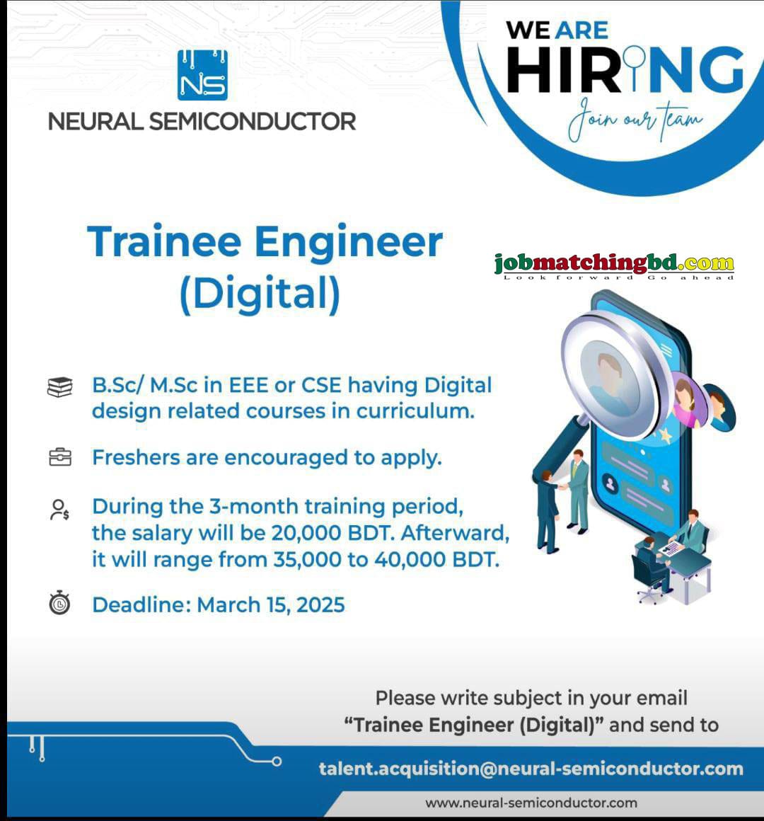 Trainee Engineer Jobs in Bangladesh 2025