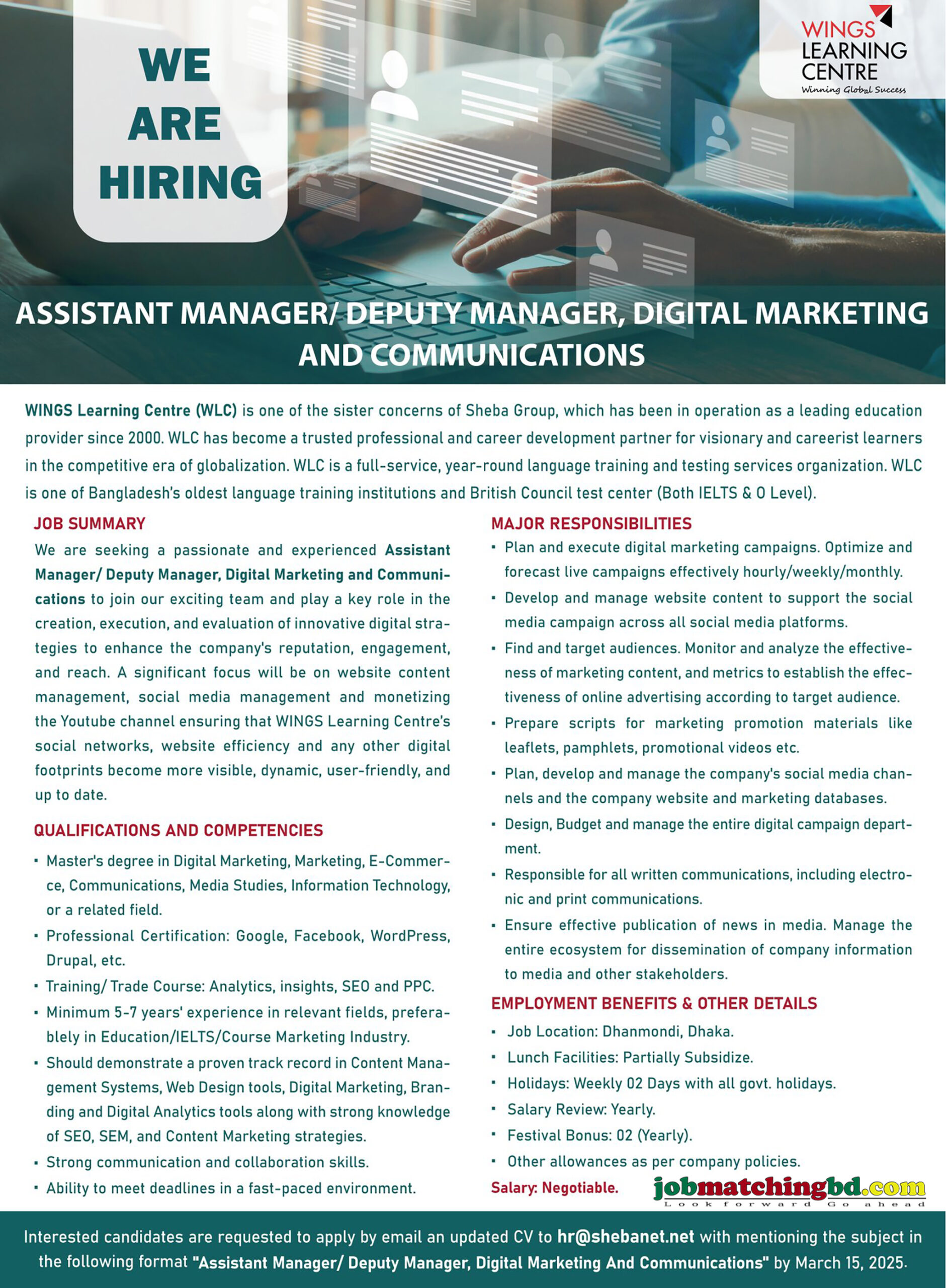 Digital Marketing Job