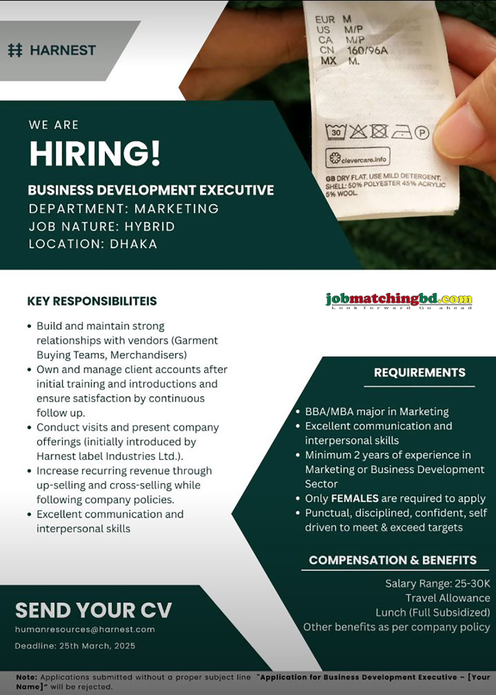 Sales and Marketing Job