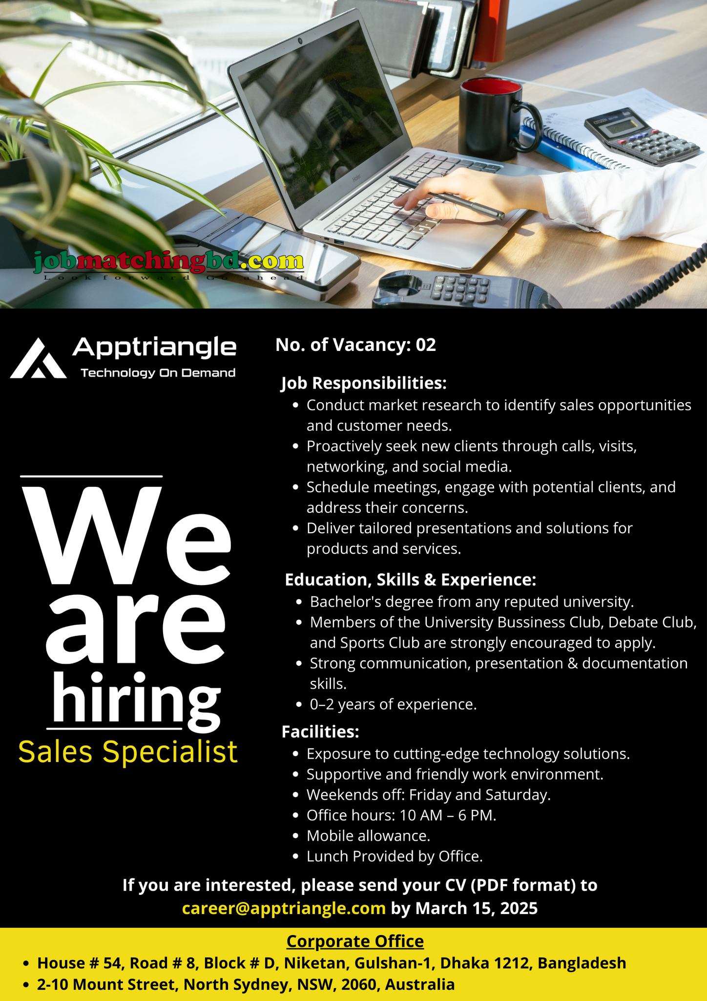 Sales Executive Job Circular 2025