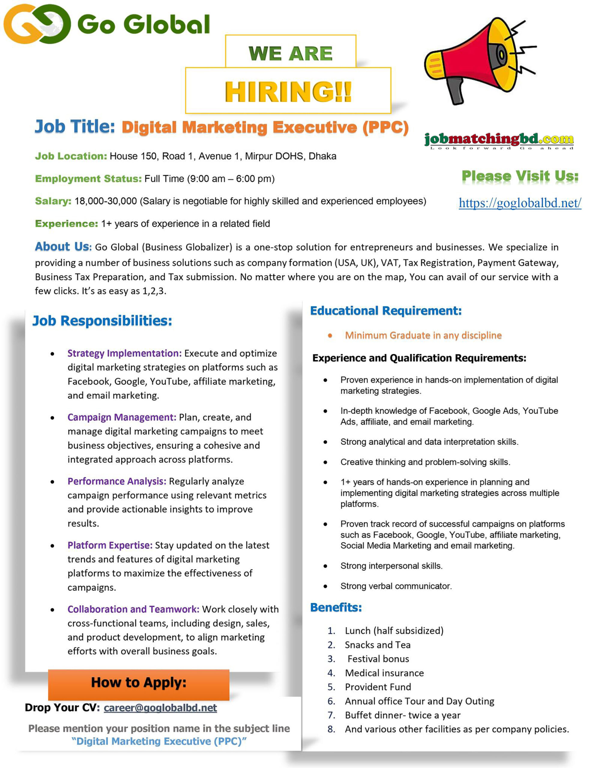 Digital Marketing Job