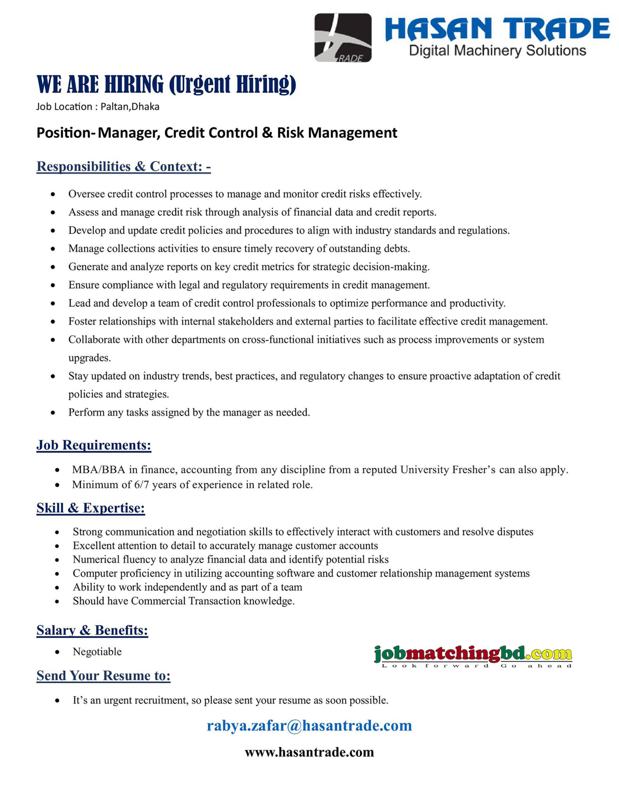 Accounting and Finance Job