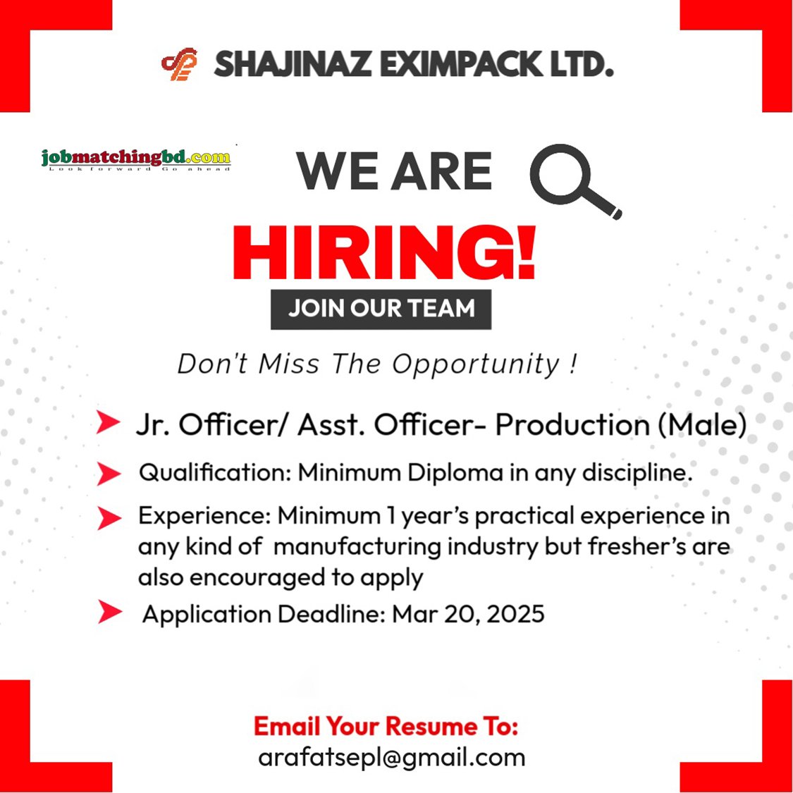 Garments Job