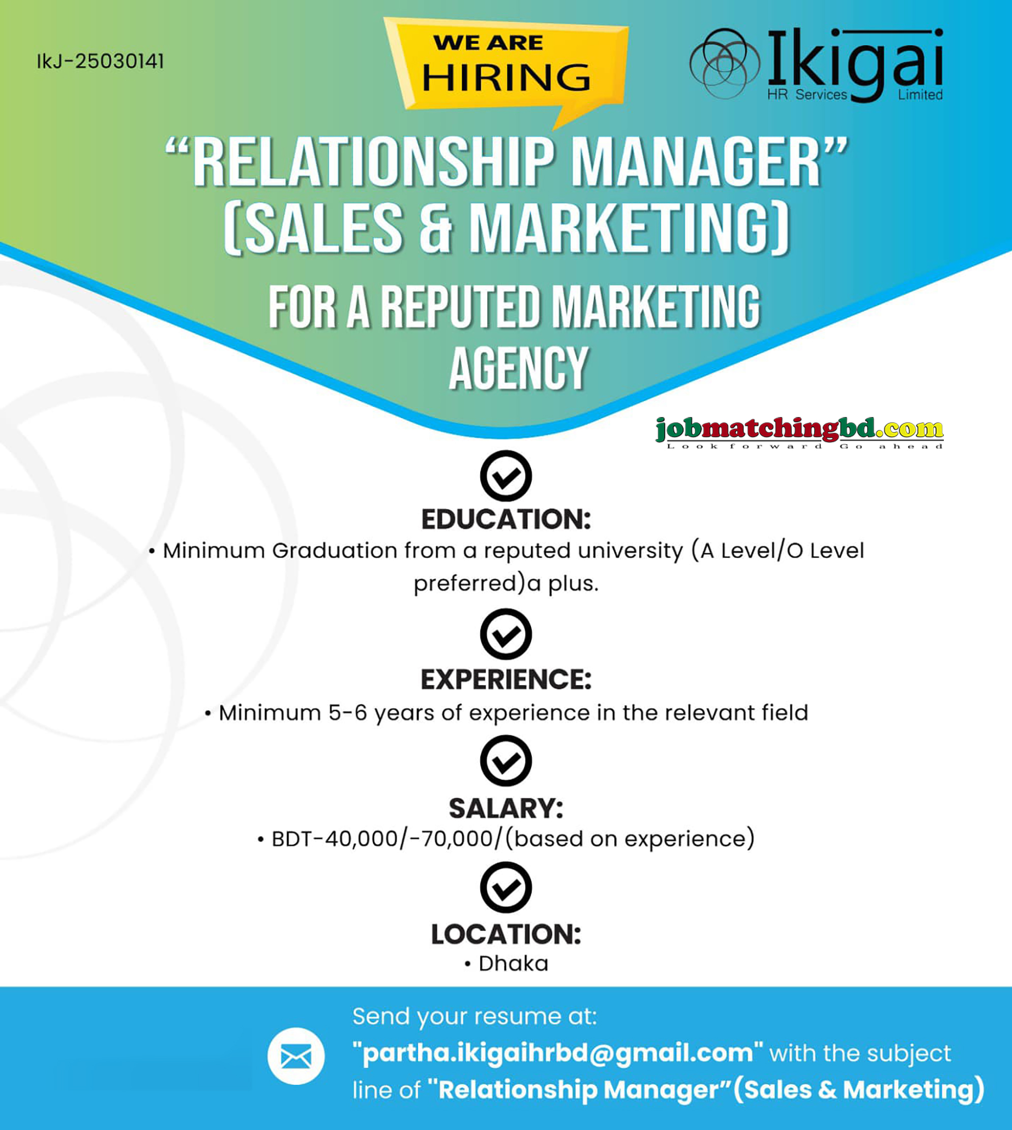 Sales and Marketing Job