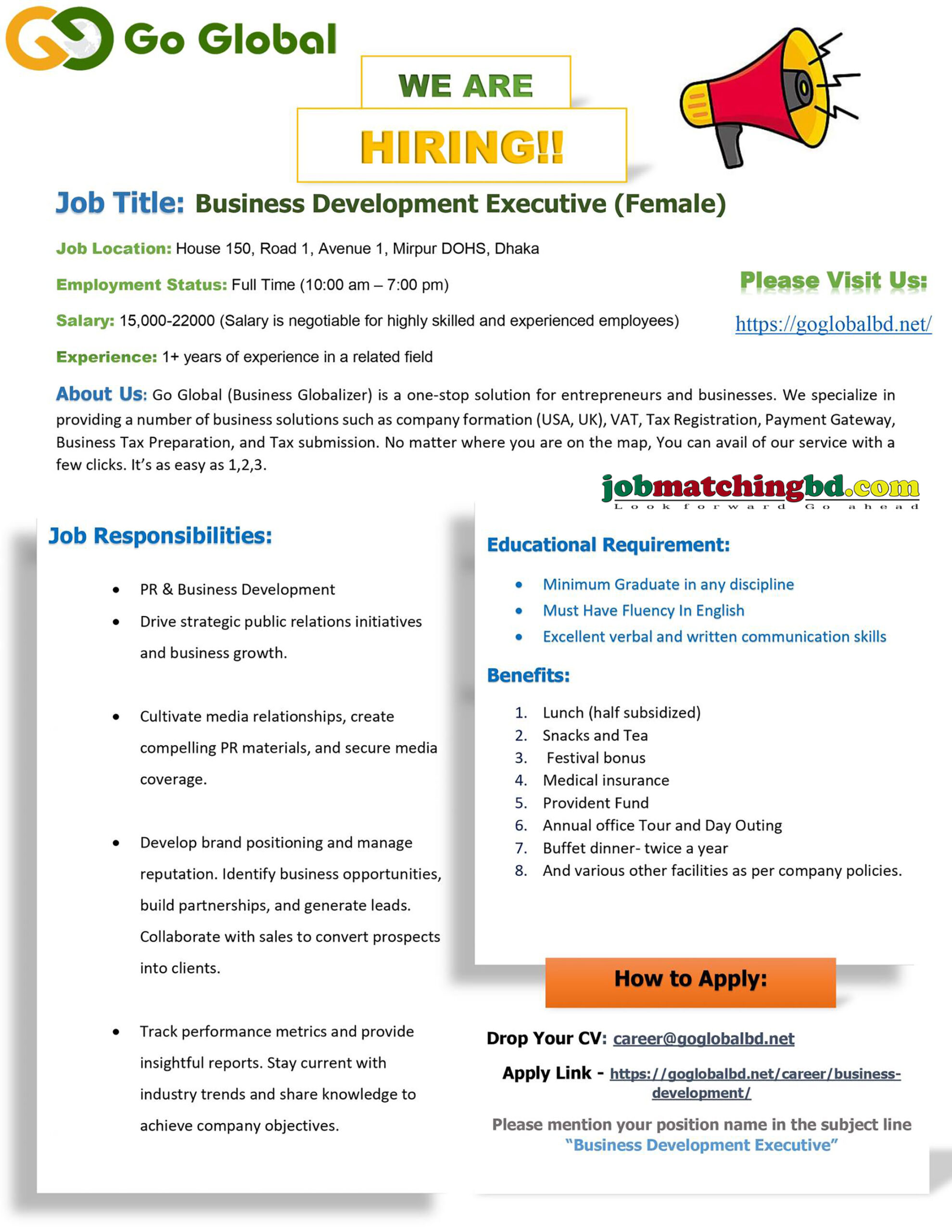 Sales and Marketing Job