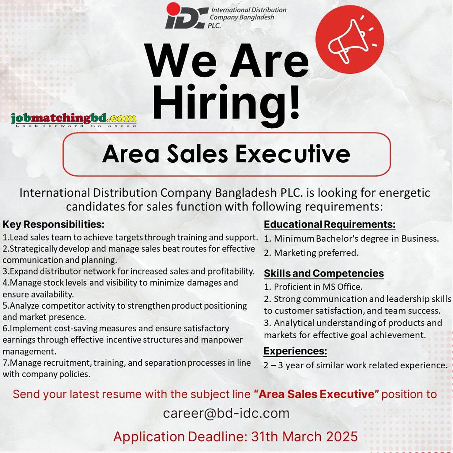 Sales Marketing Job