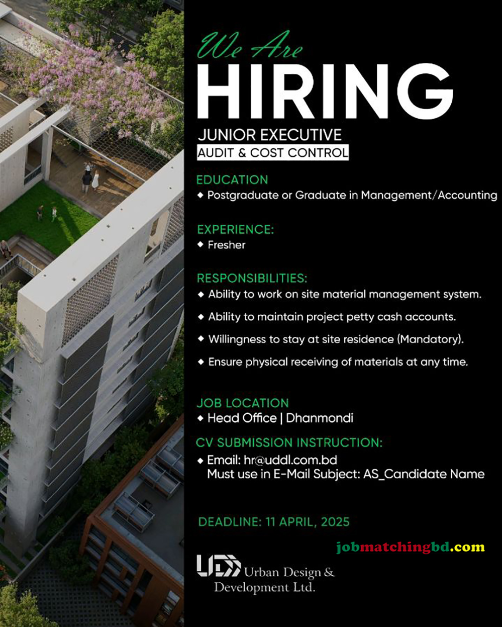 Accounts Job in Dhaka