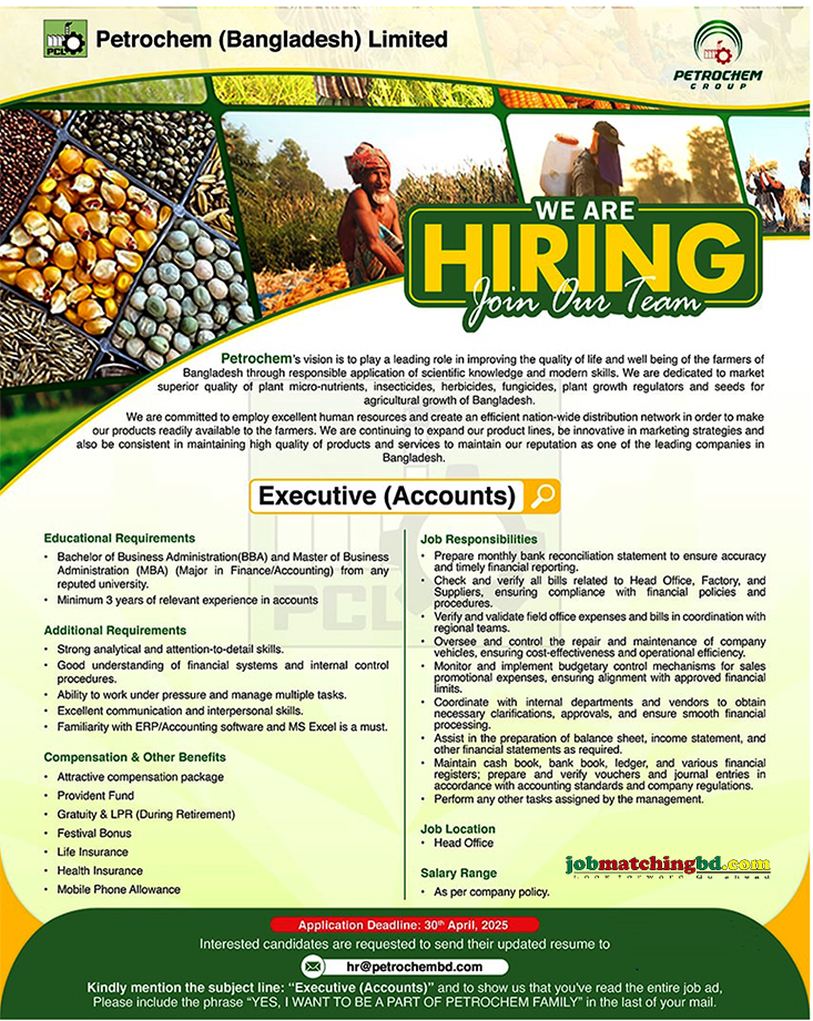 Accounting Jobs in Bangladesh