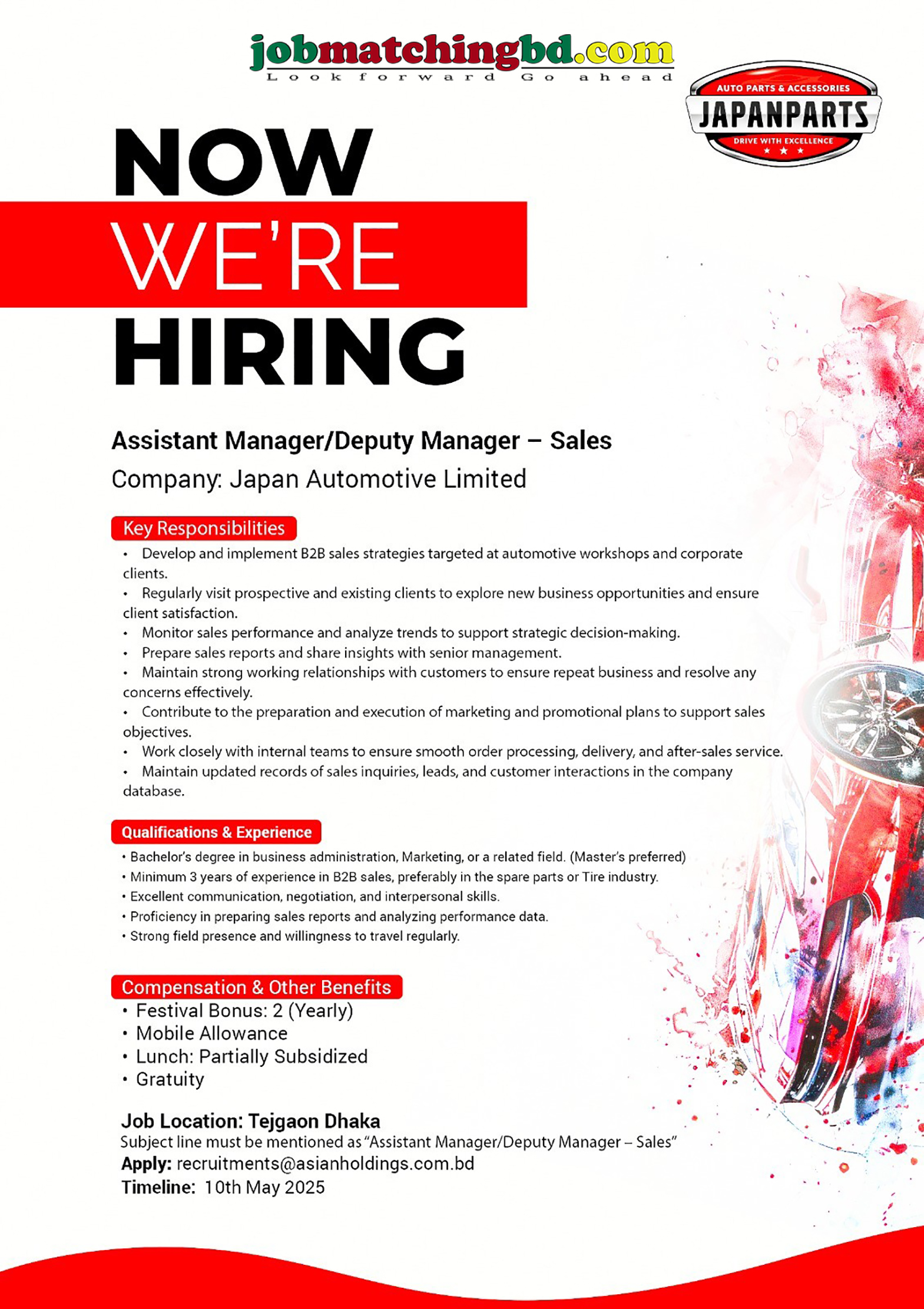 Sales Marketing Job