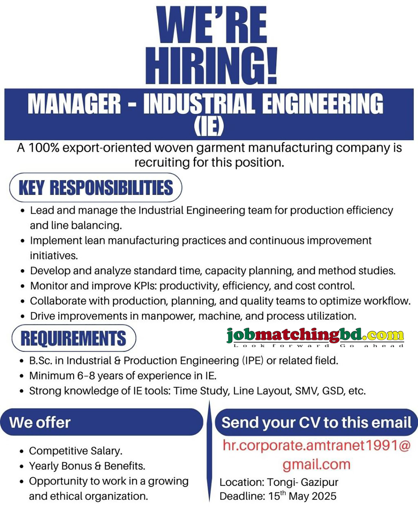 Textile Job Circular