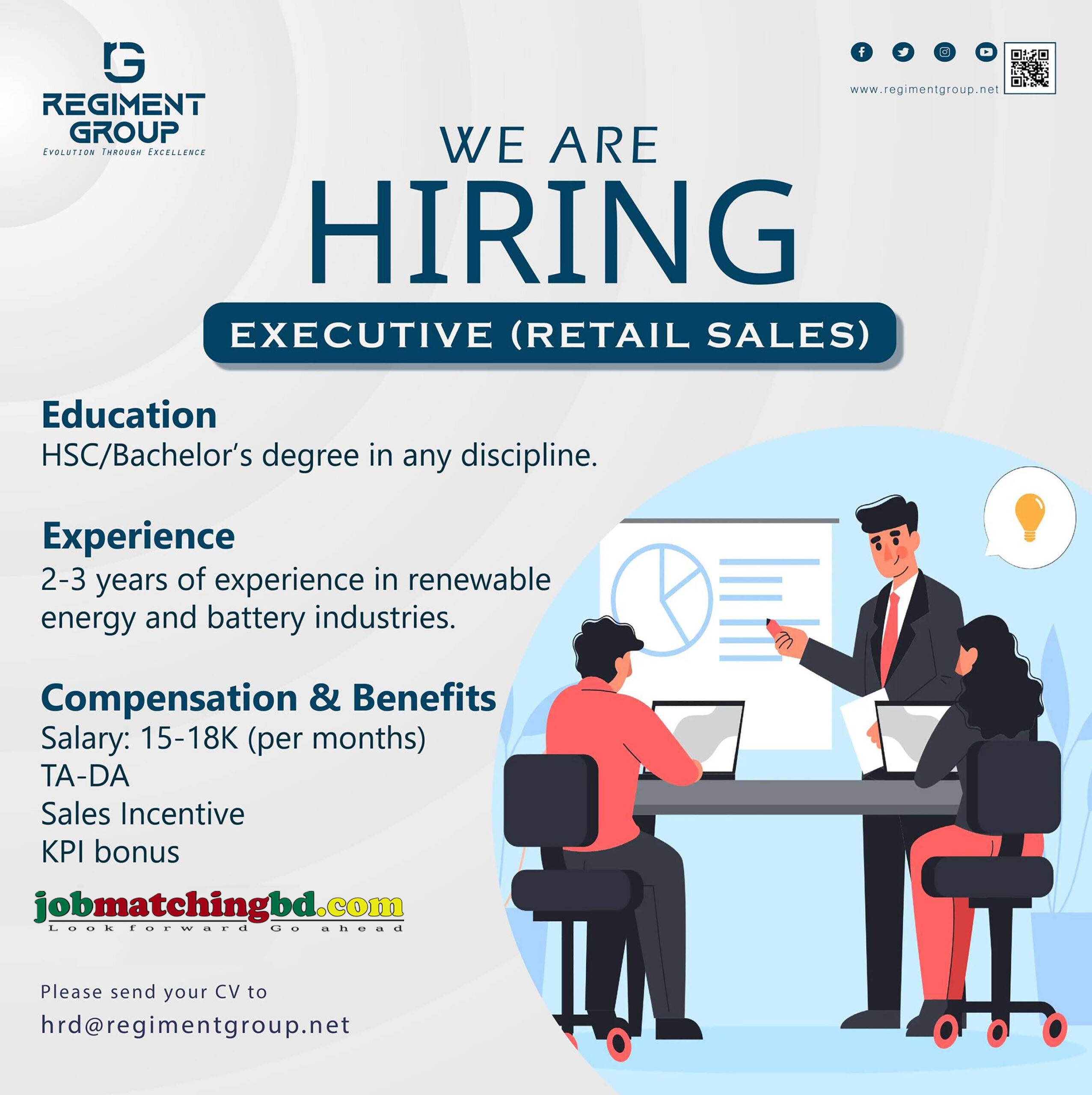 Sales job in Dhaka