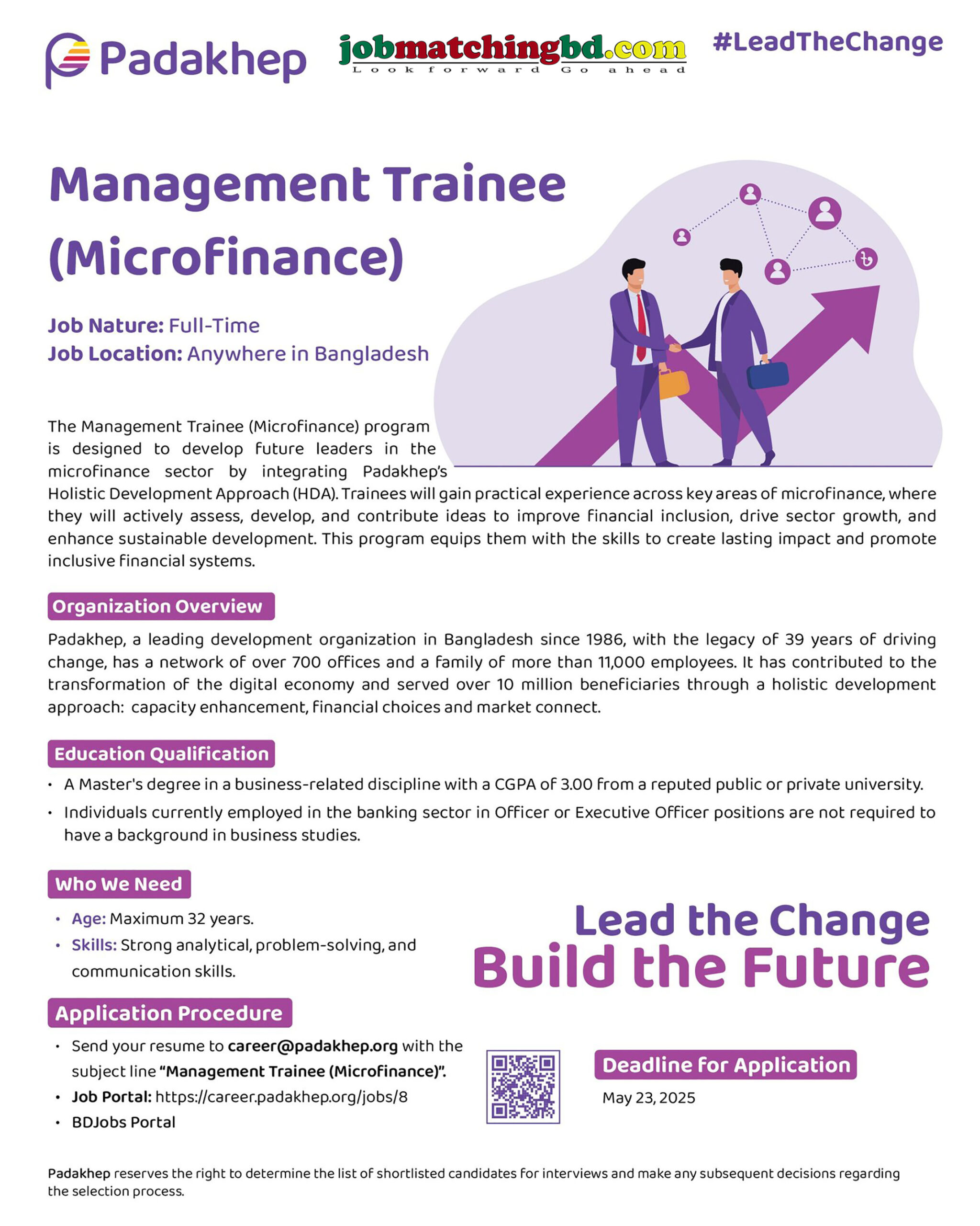 NGO Development Job in Bangladesh