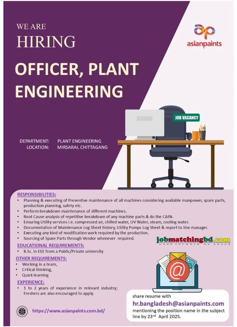Engineering Jobs in Bangladesh