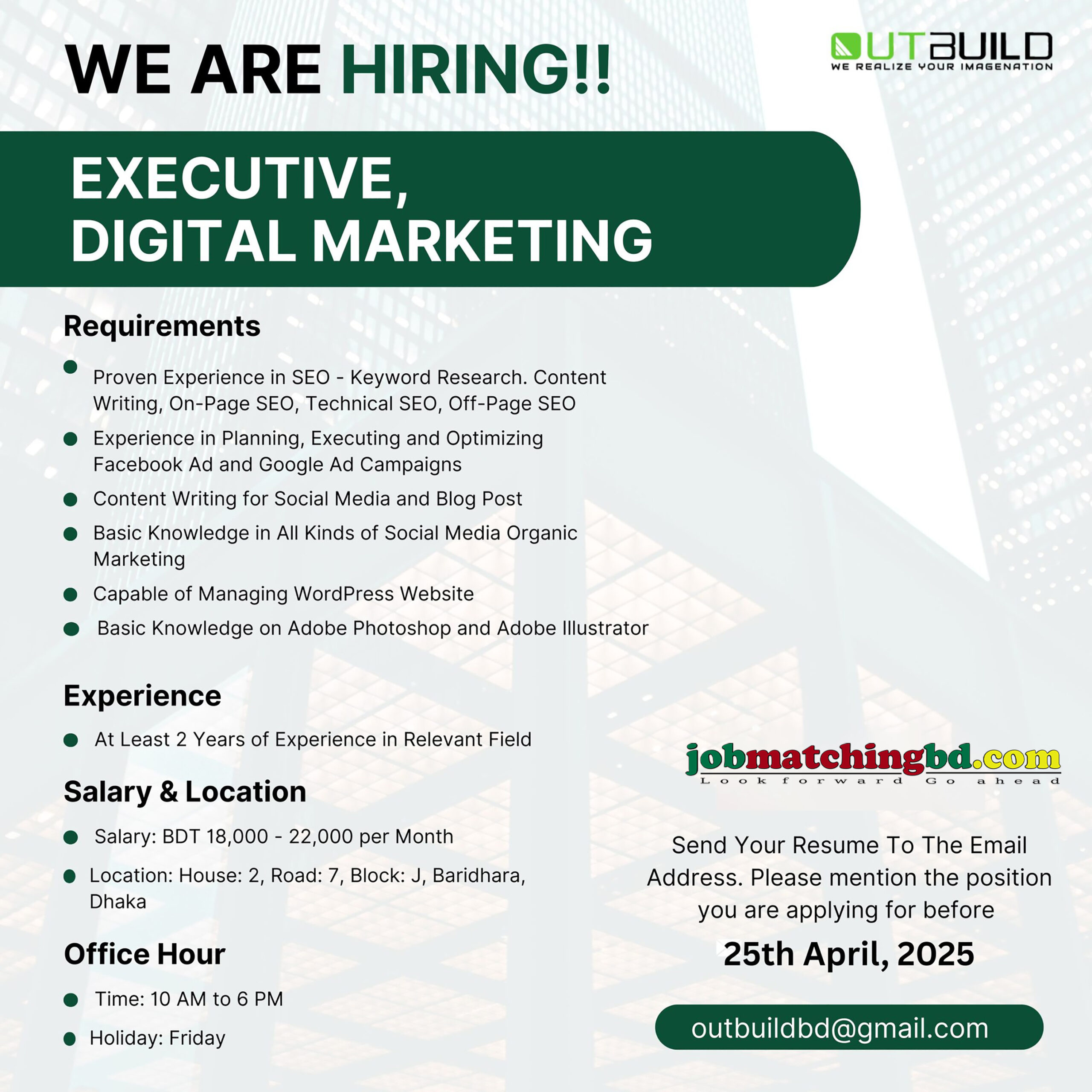Digital Marketing Job