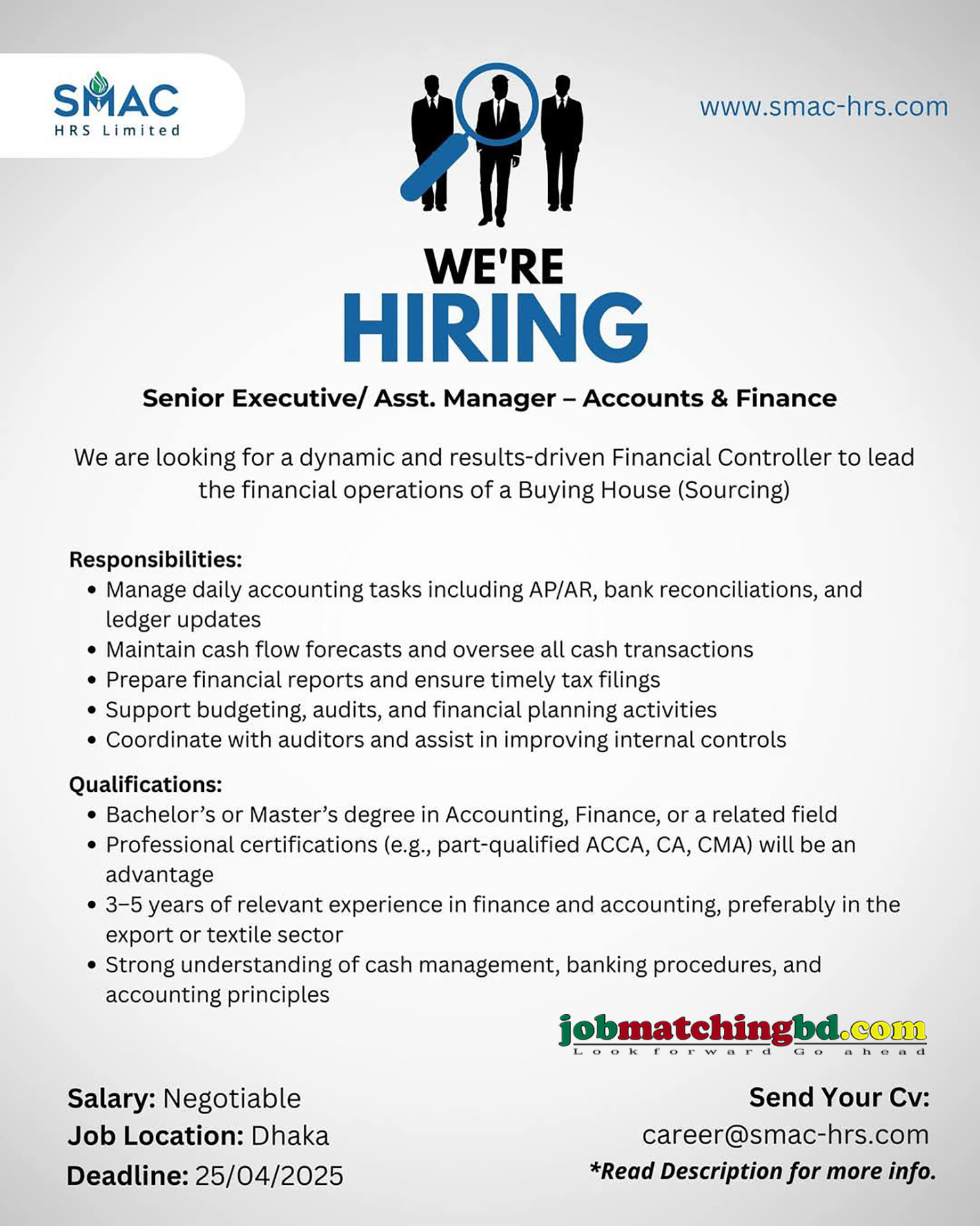 Accounting and Finance Job