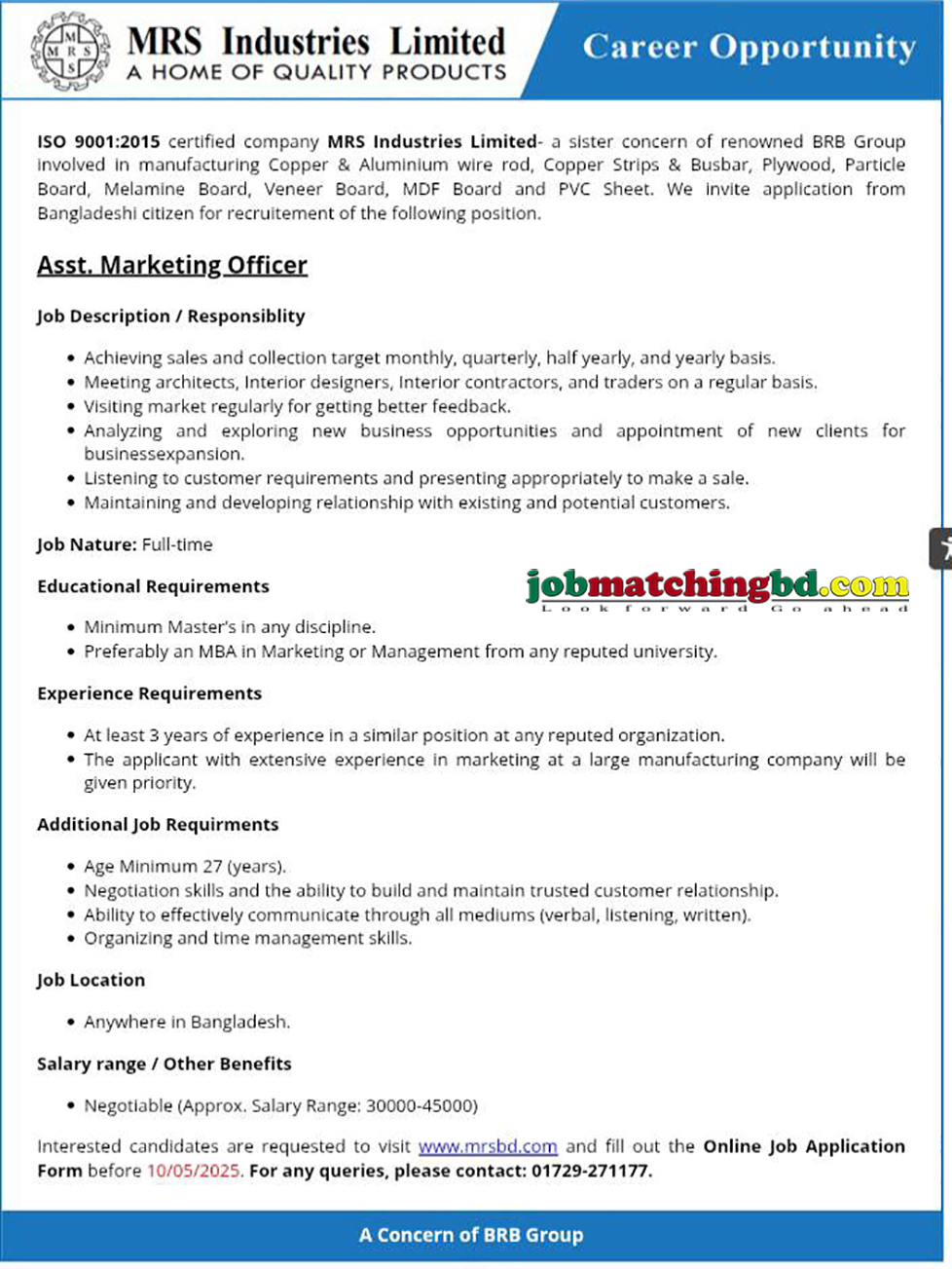 Marketing Job