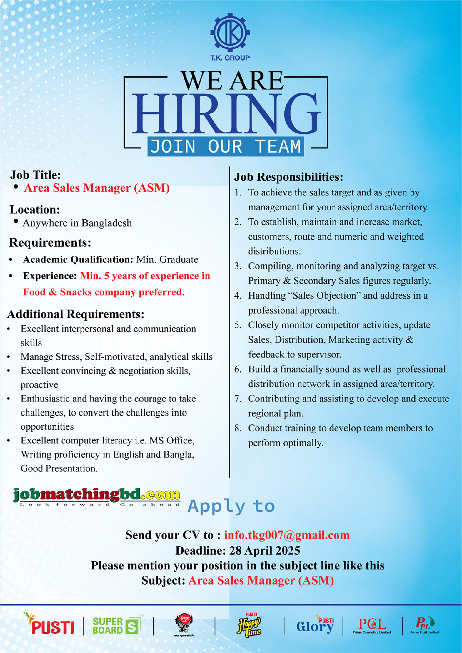 Sales Marketing Job