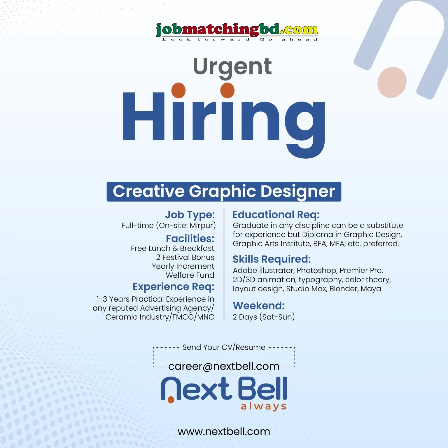 Graphic Designer Job 2025