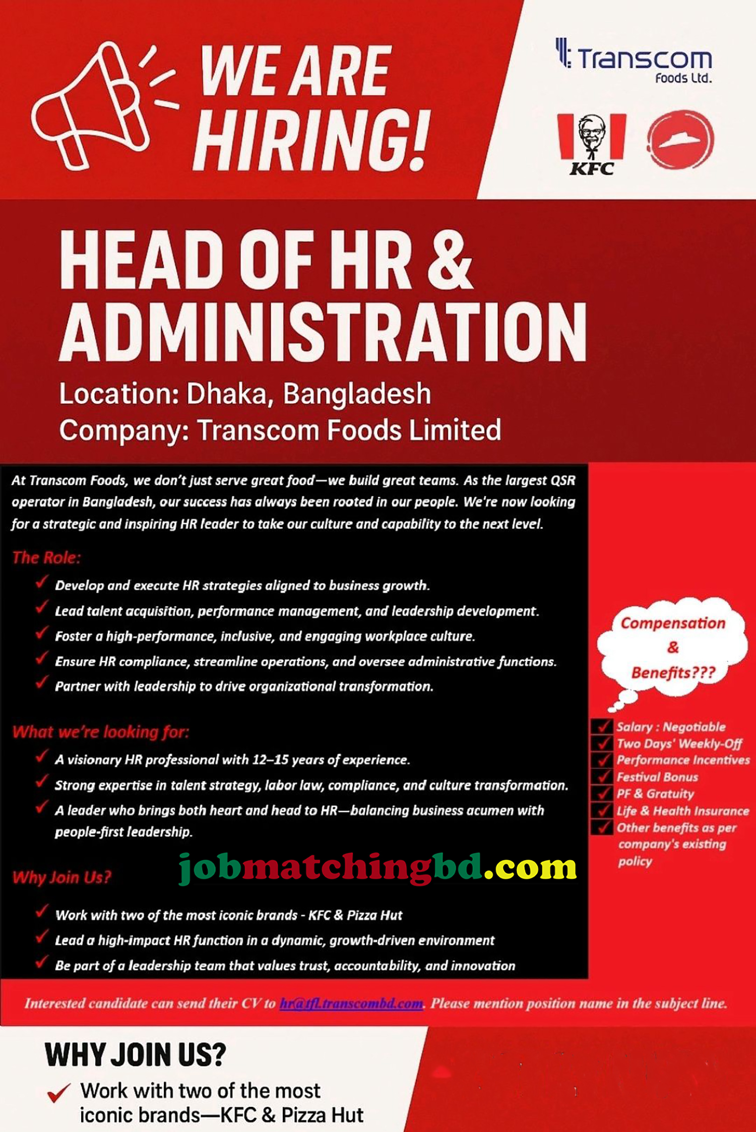 HR Jobs in Dhaka