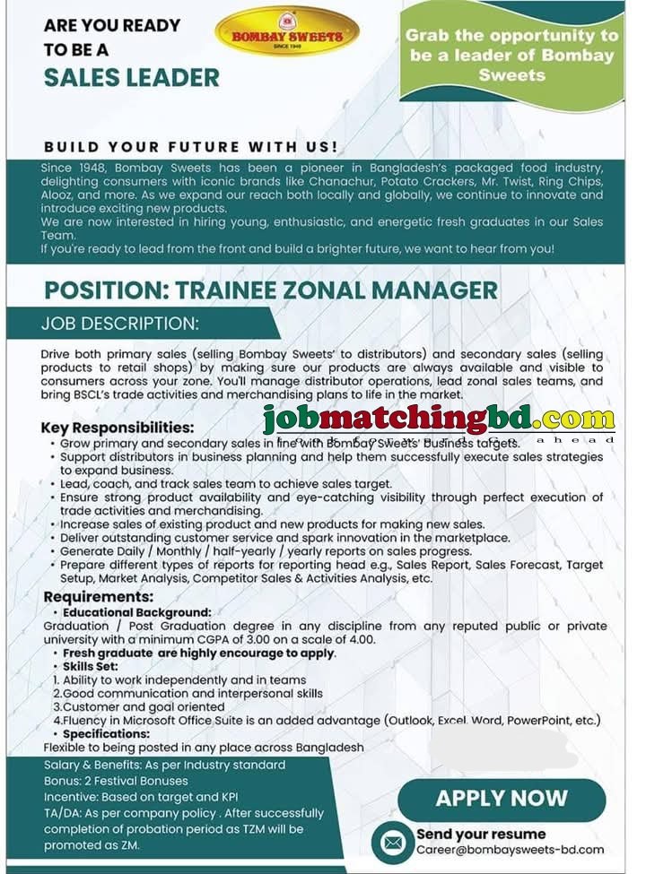 Sales and Marketing Job