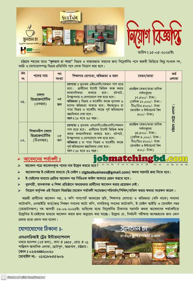 Sales and Marketing Job