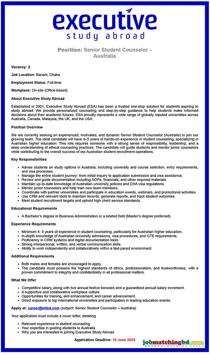 Education and Training Careers