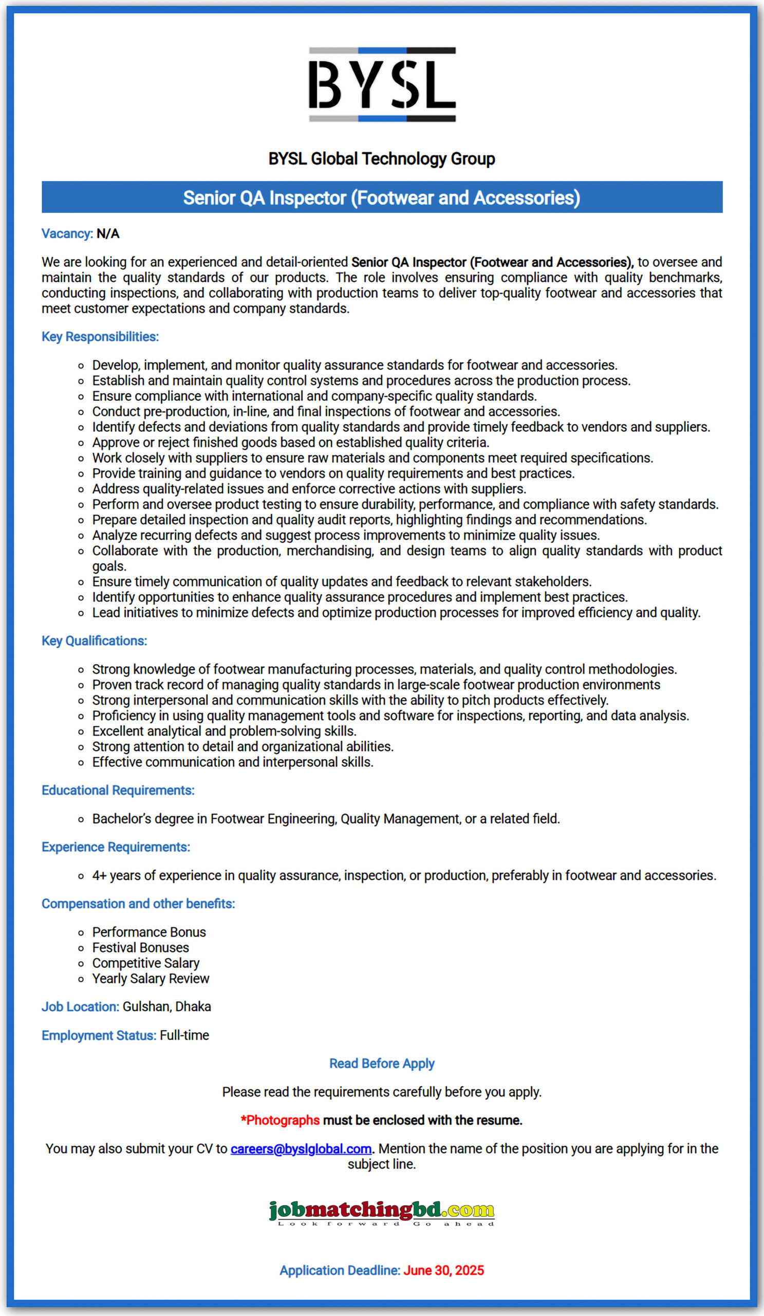 BD Textile Job Circular