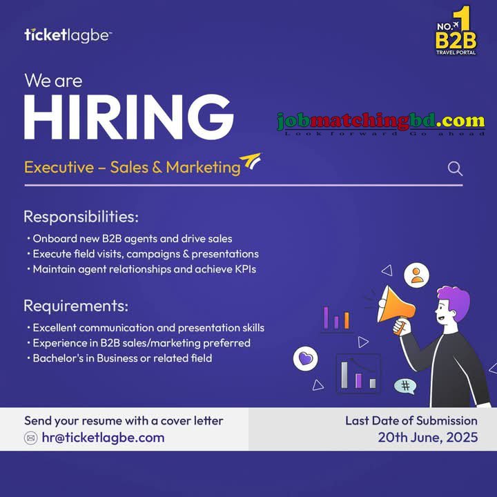 Sales Executive Jobs in Dhaka