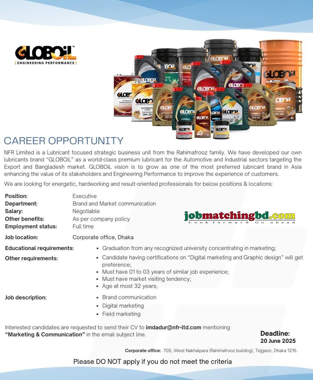 Marketing job Circular