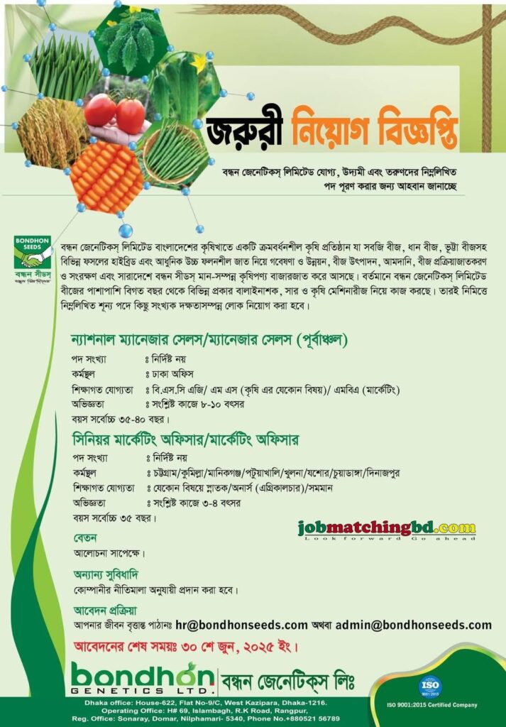 Sales and Marketing Jobs in Bangladesh