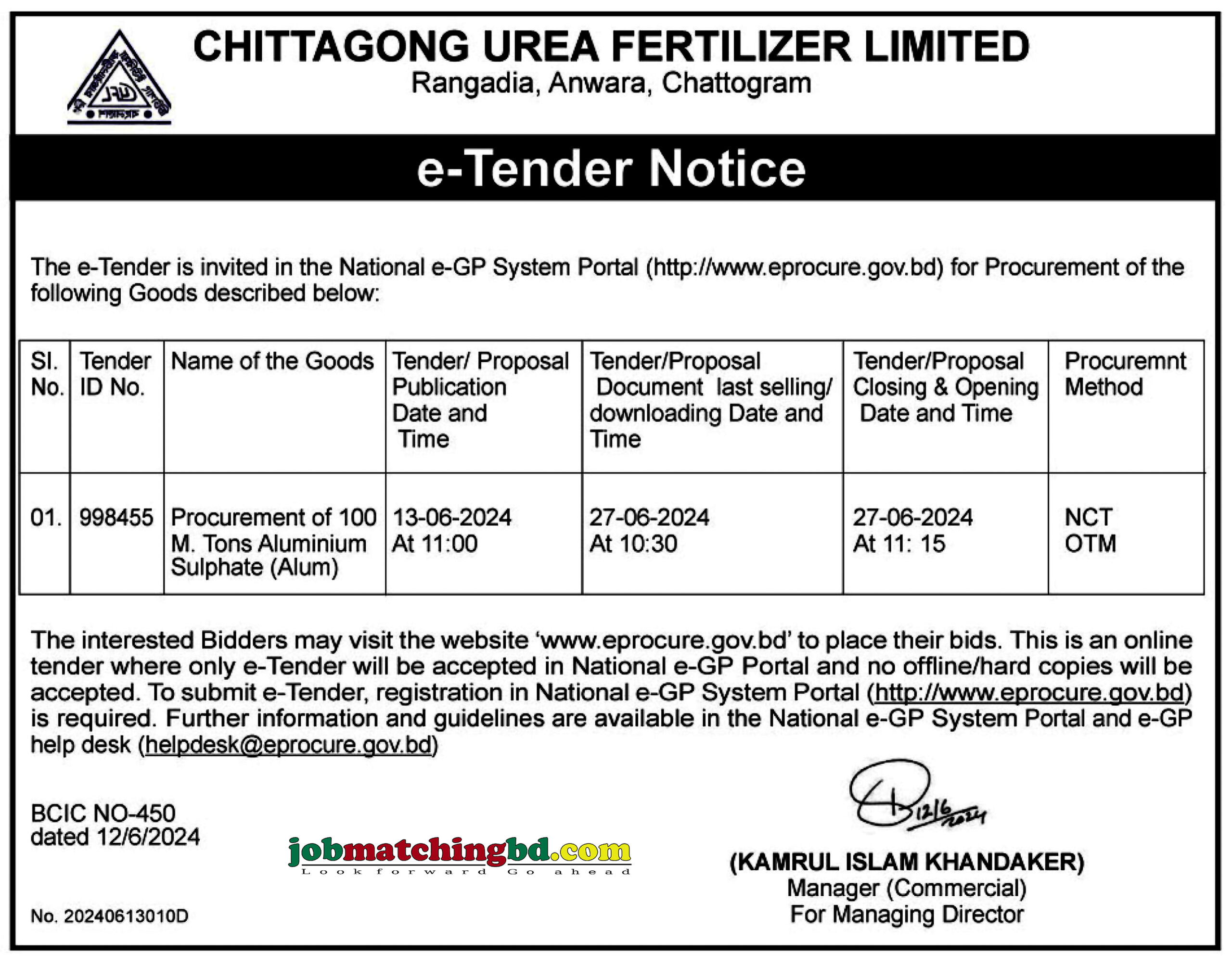 Chittagong Urea Fertilizer Limited