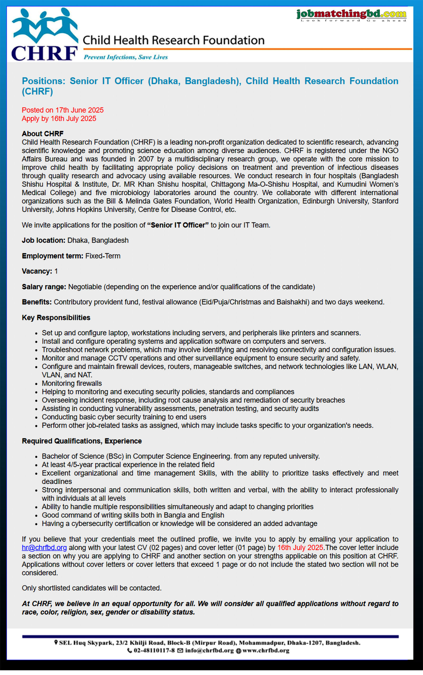  IT Jobs in Bangladesh