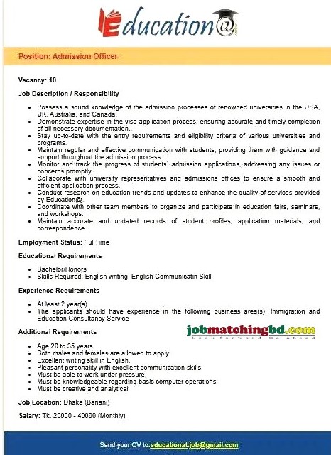 Education and Training Jobs