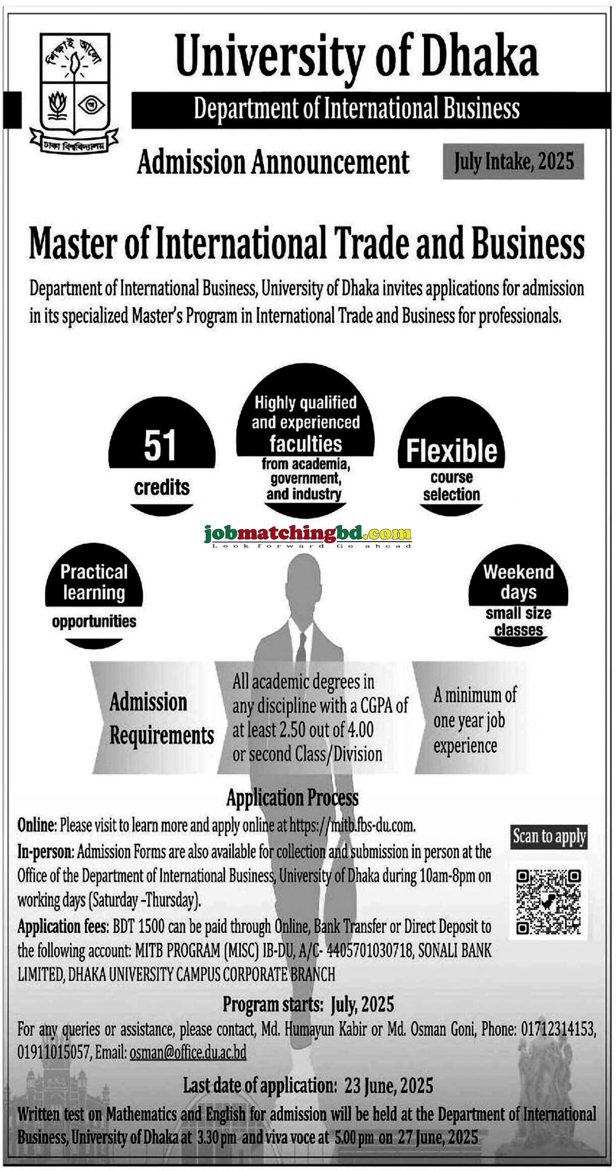 Dhaka University Admission