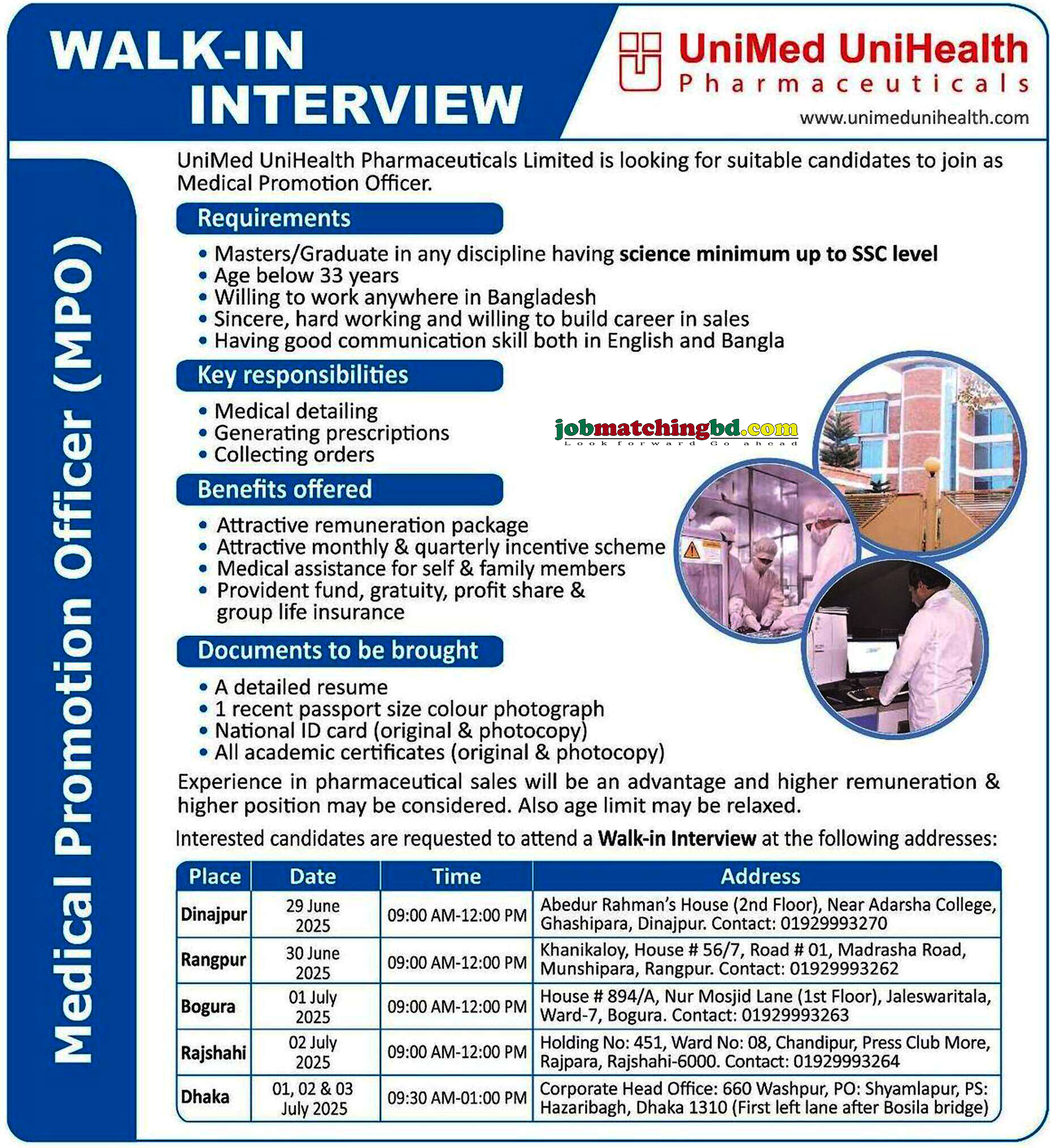 Pharmaceutical Jobs in BD