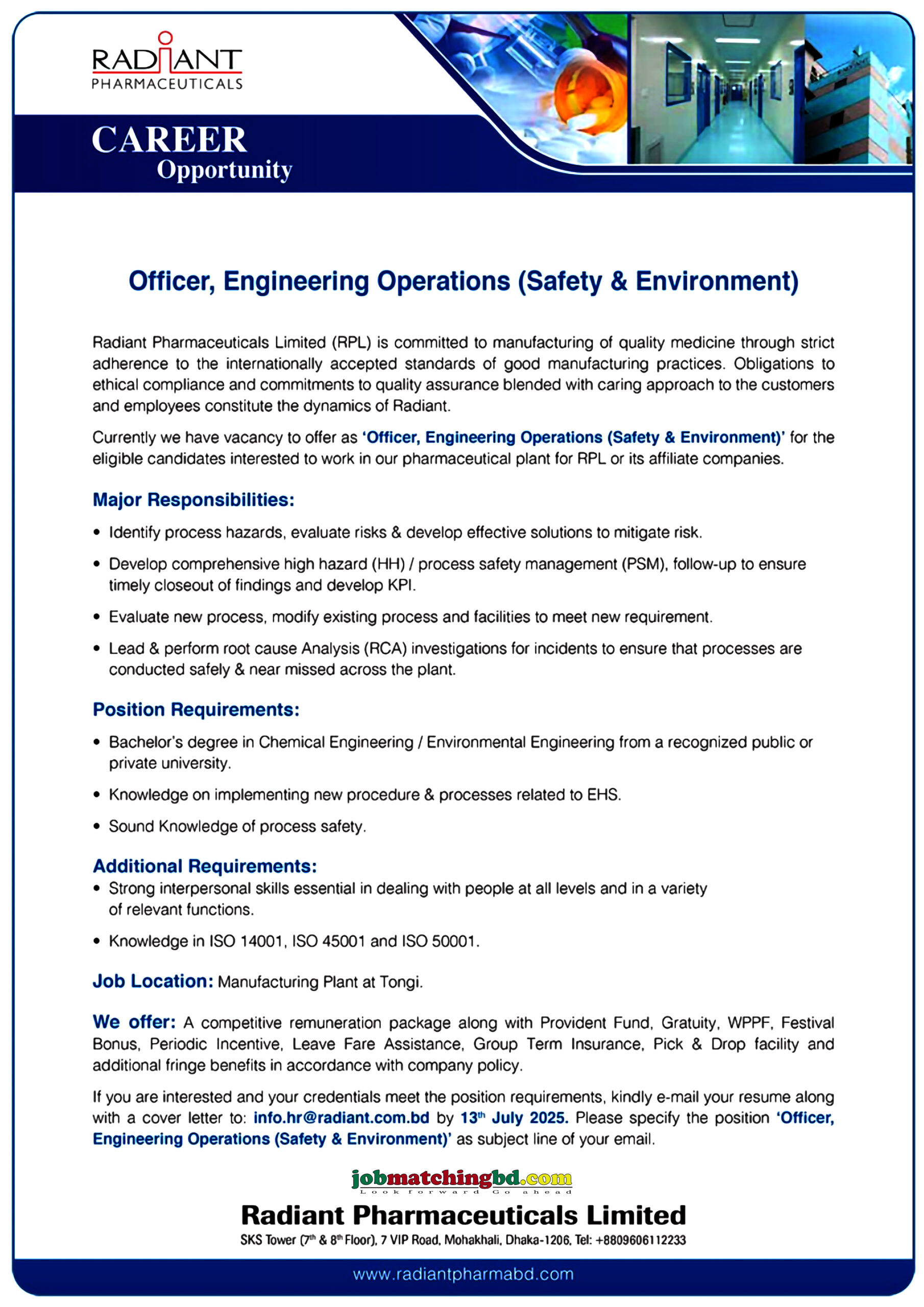 Pharmaceutical Jobs in BD