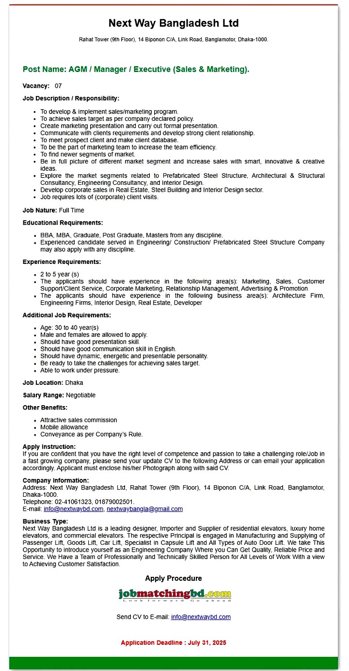 Sales Marketing Jobs