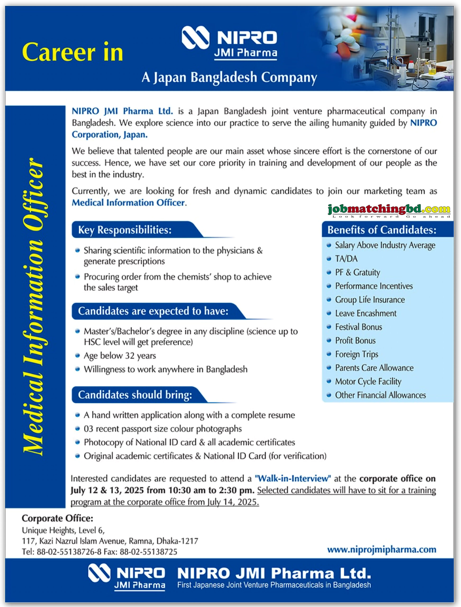 Pharmaceutical Jobs in BD