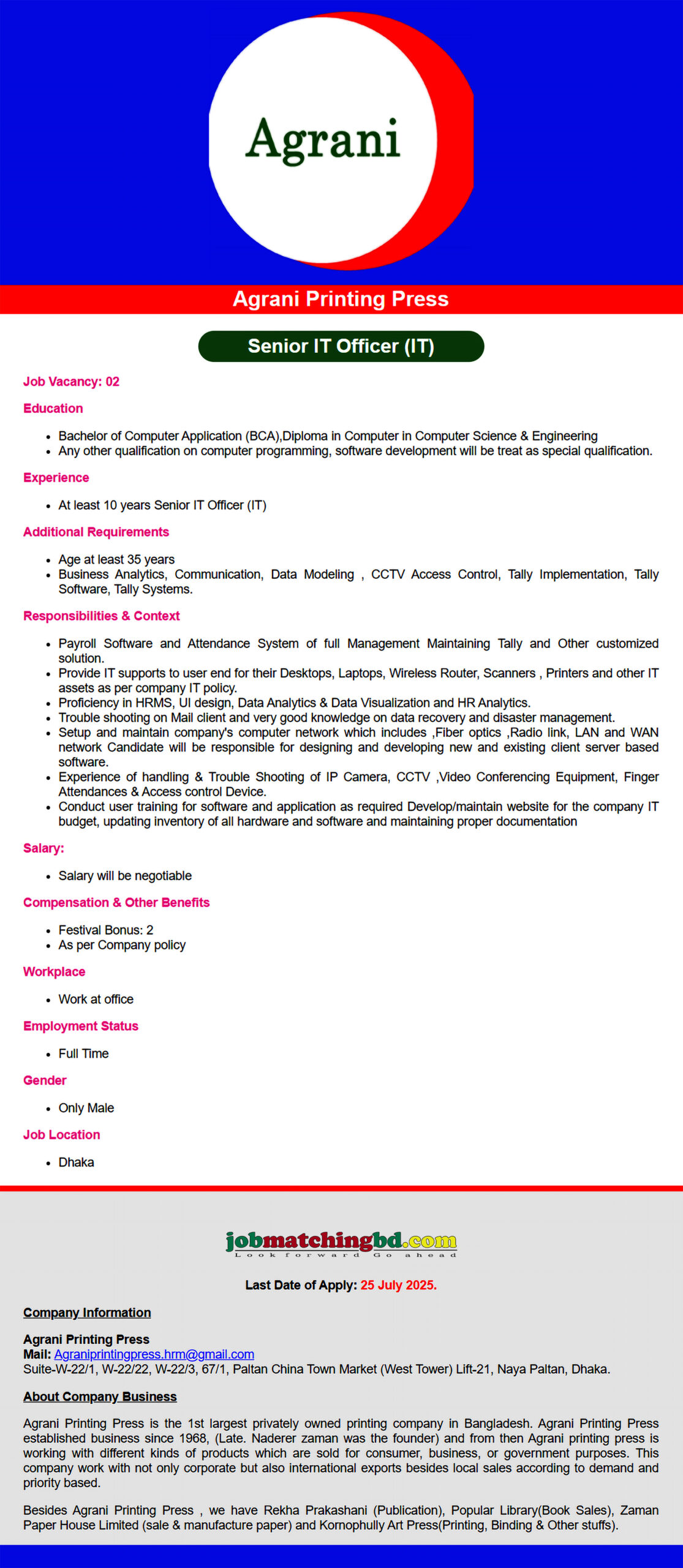 IT Jobs in Bangladesh