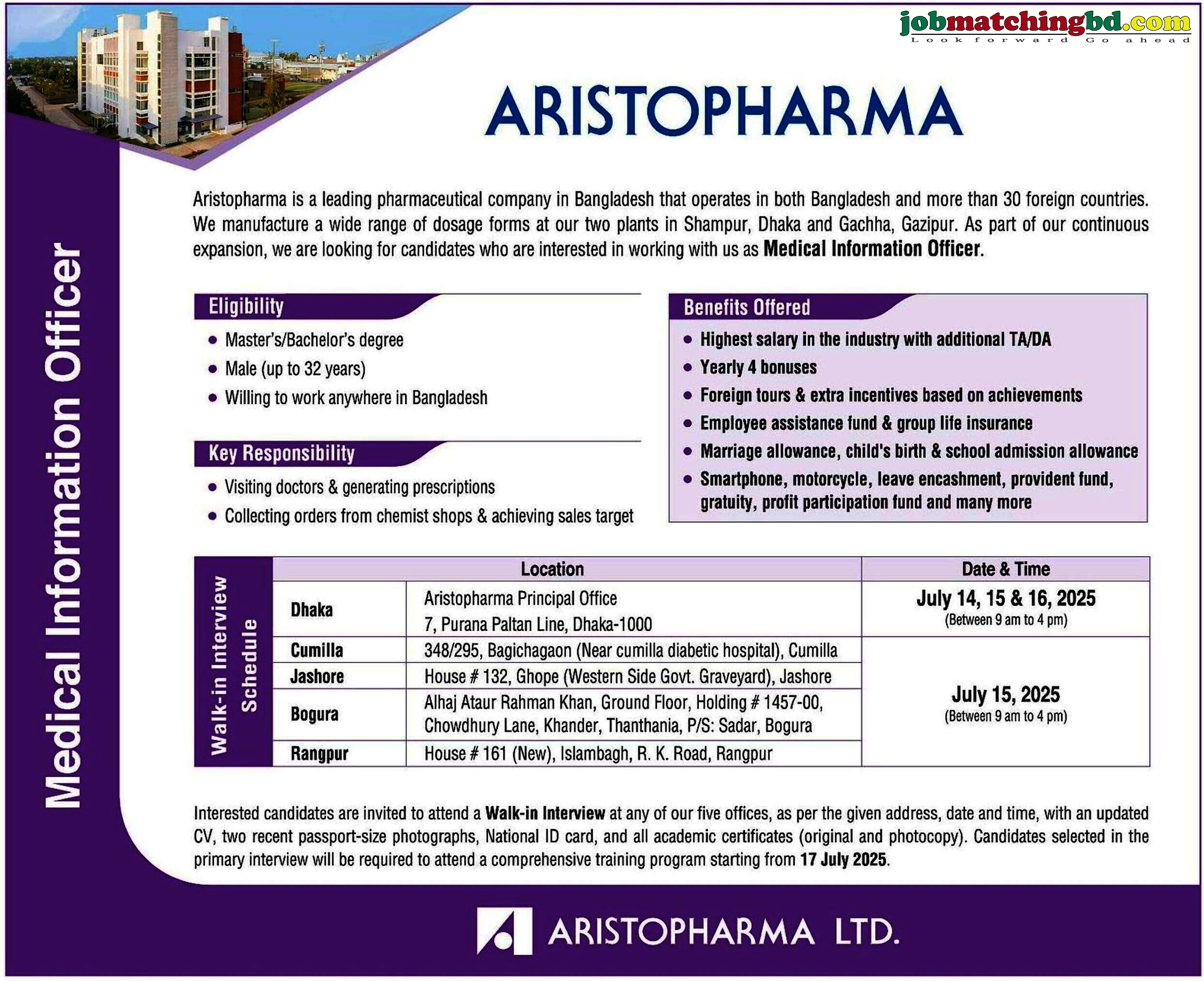Pharma Job BD