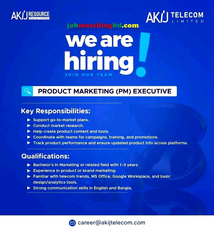 Marketing Executive Job
