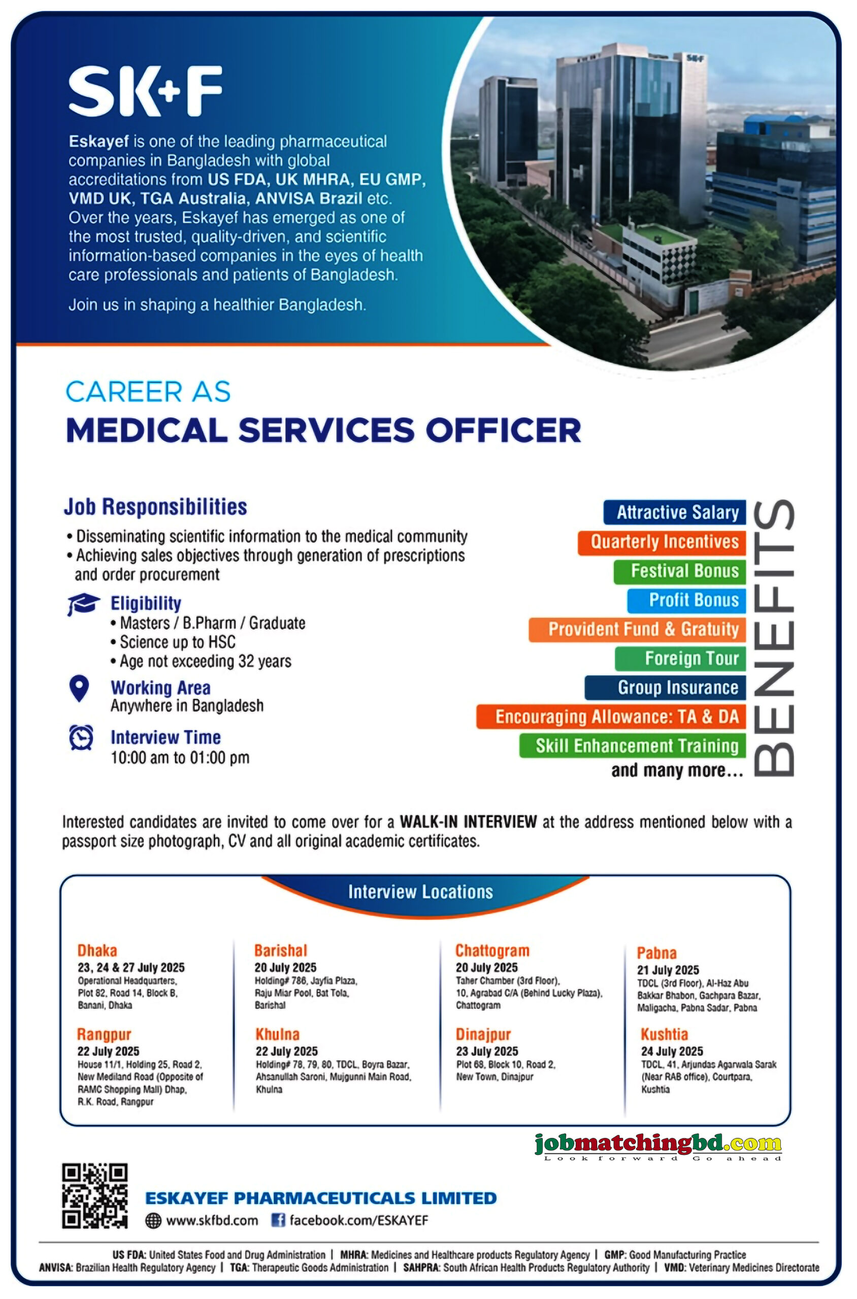 Pharma Job in BD