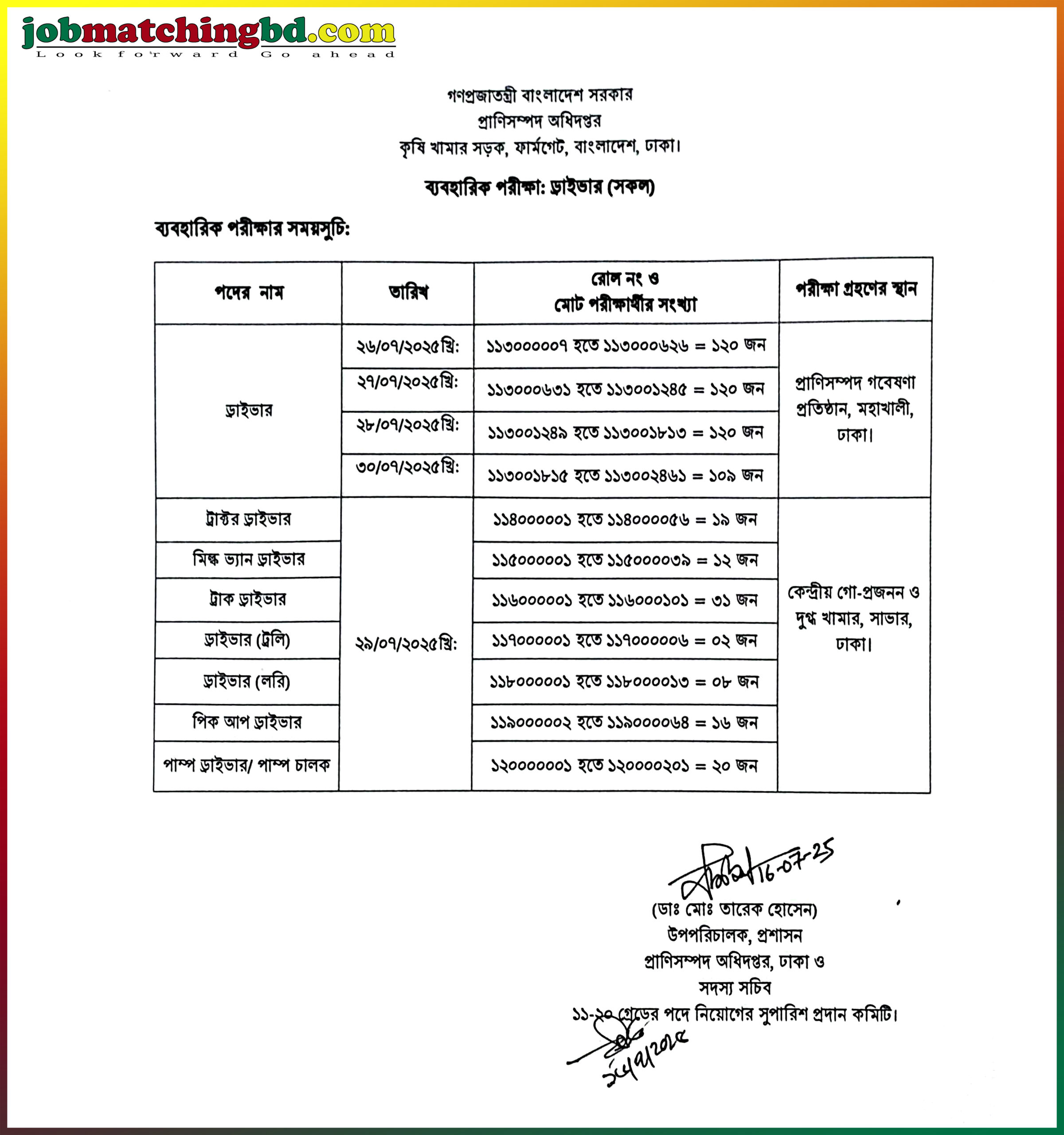 Department of Livestock Services