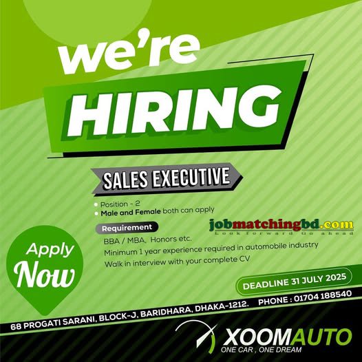 Sales Executive Jobs in Dhaka