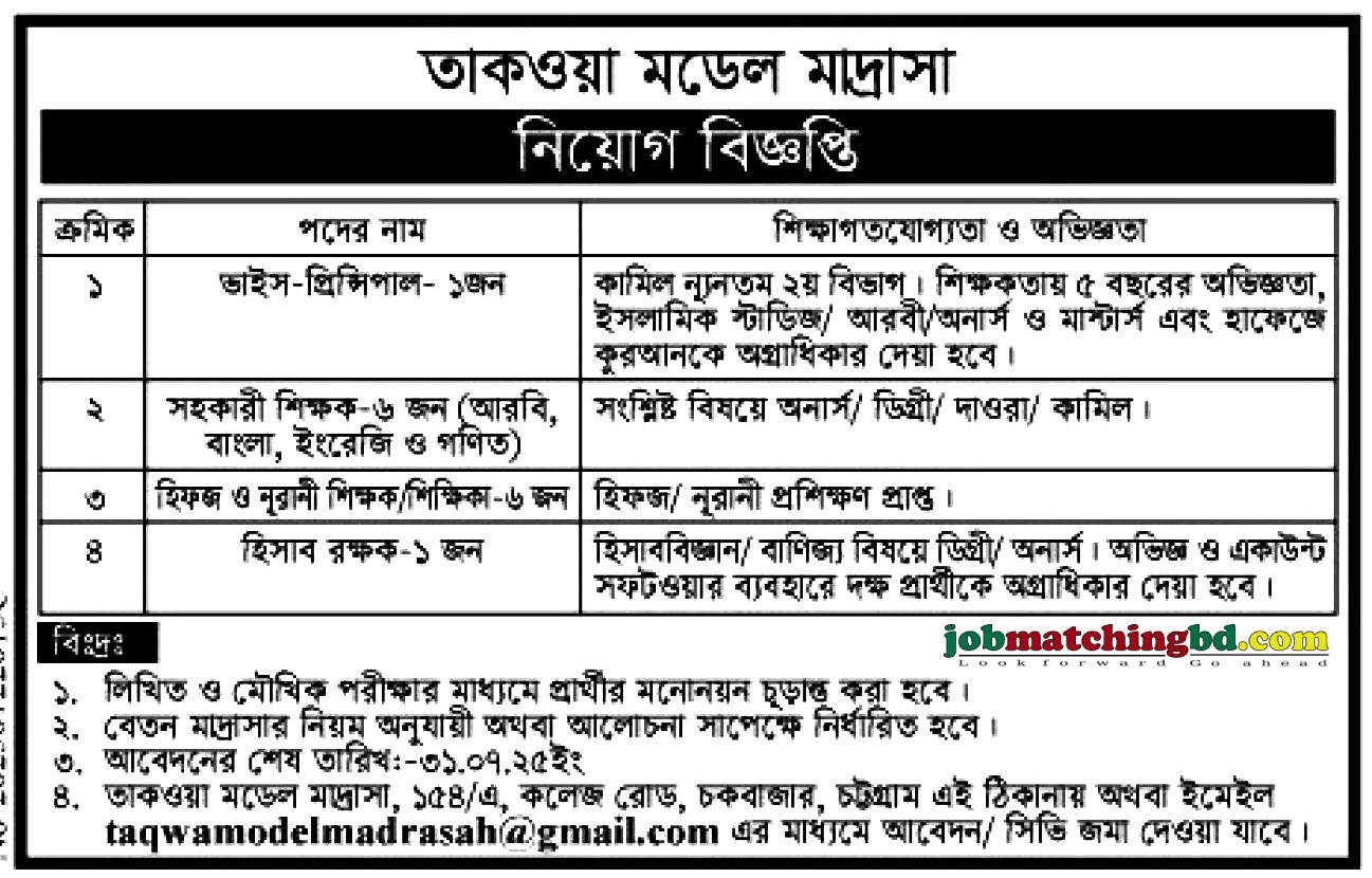 Education and Training Job