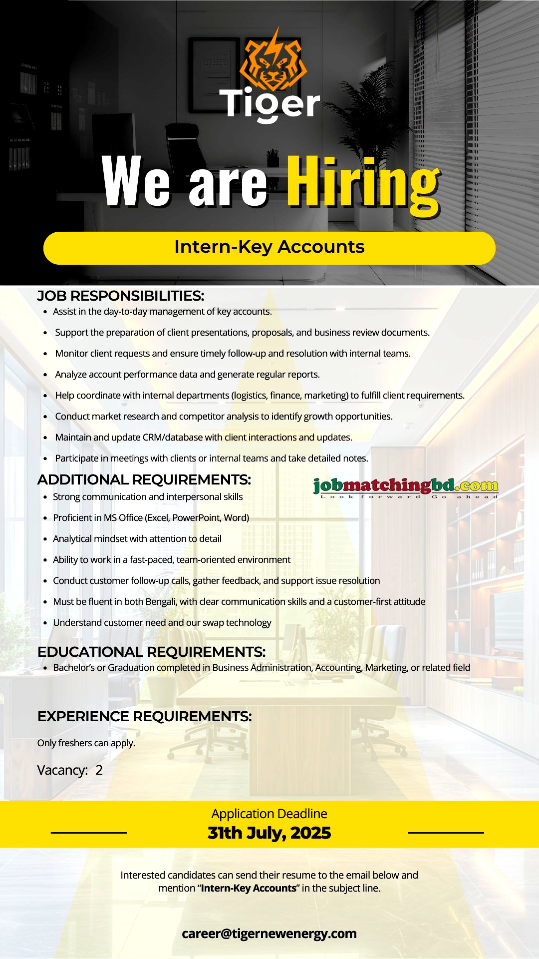 Internship Jobs in Dhaka