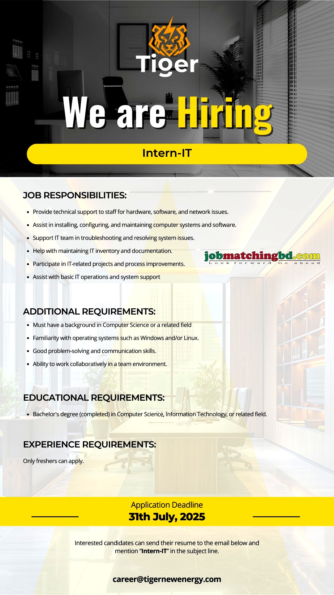 IT Support Internship