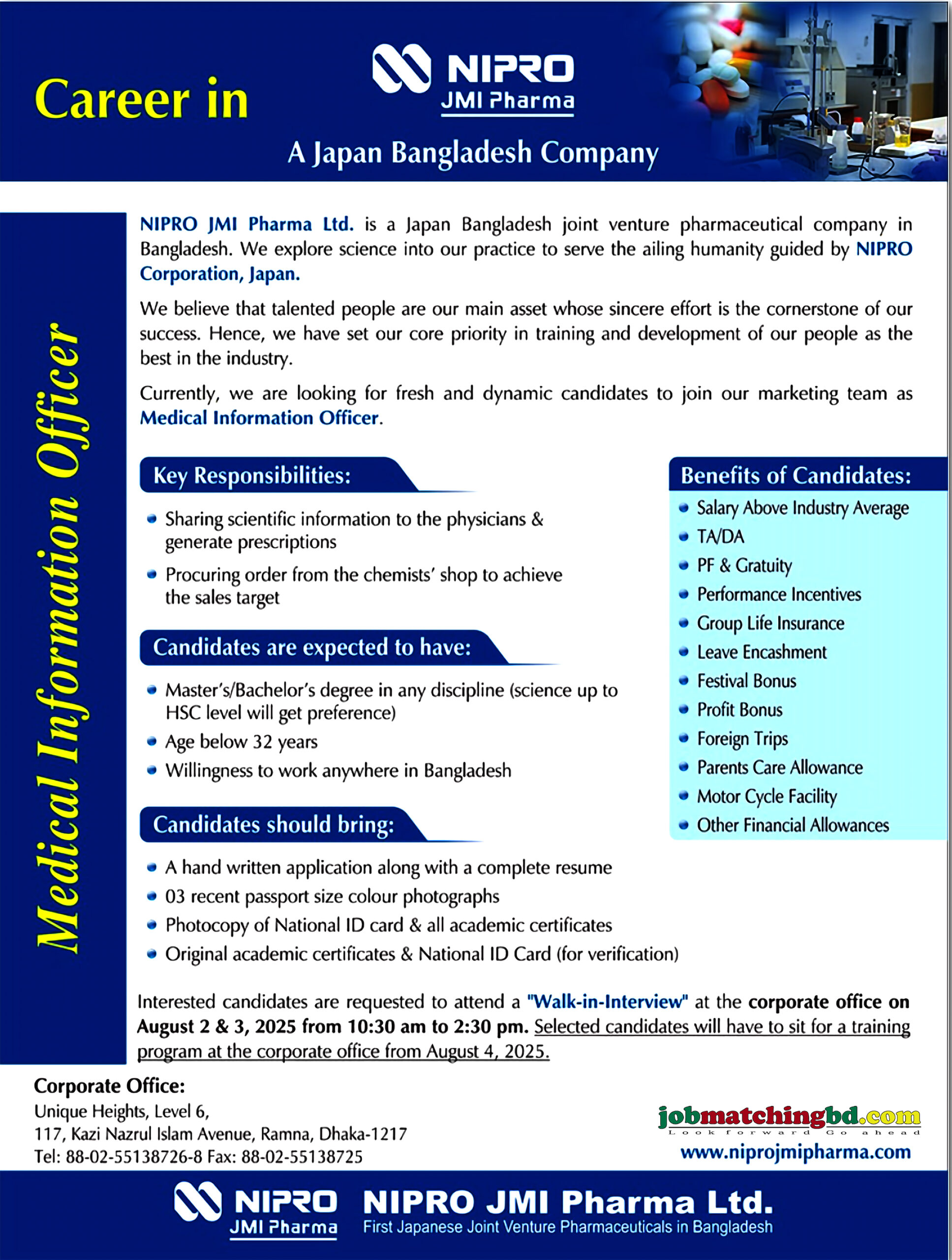 Pharmaceutical Jobs in BD 