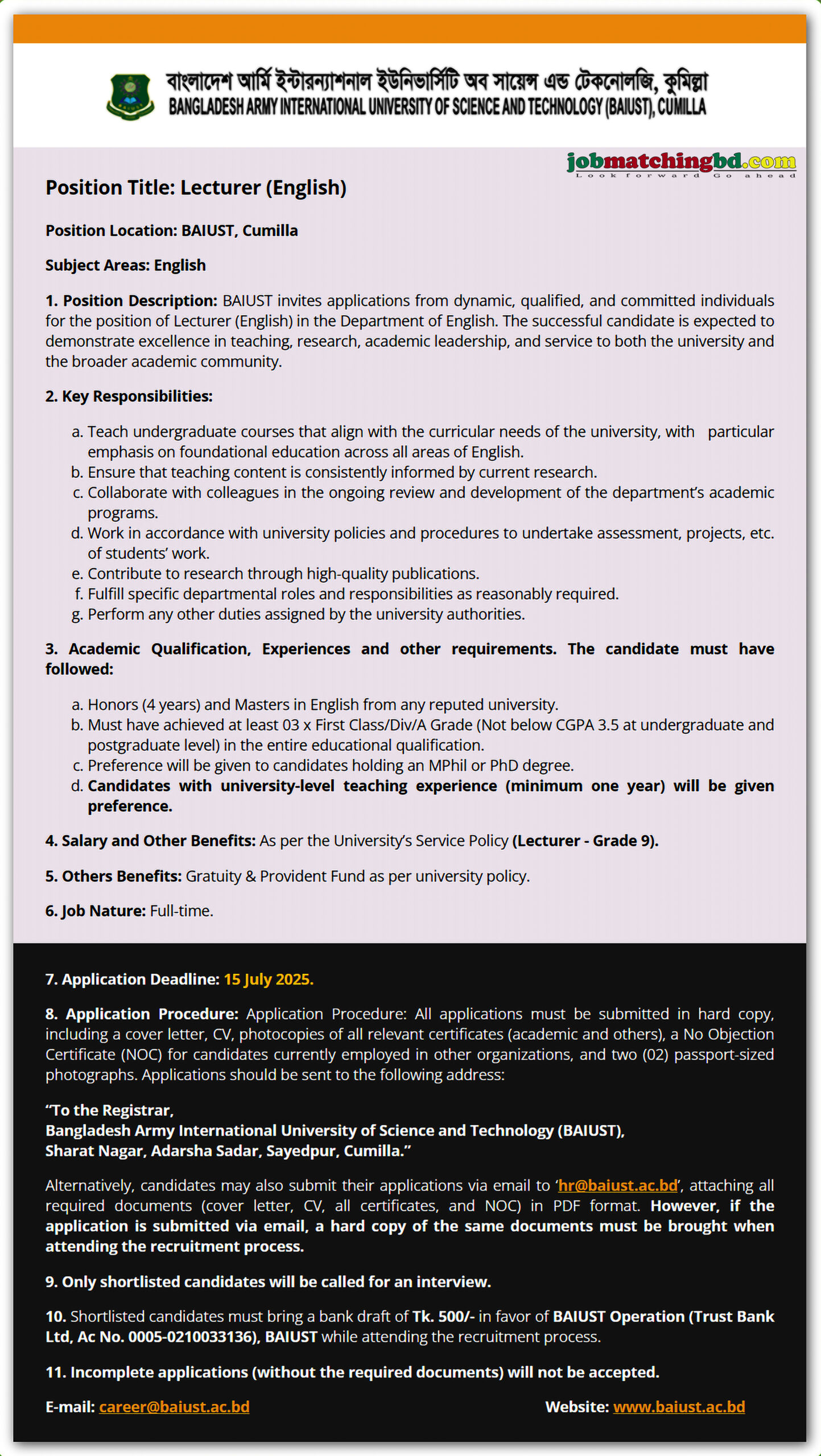 Education and Training Jobs